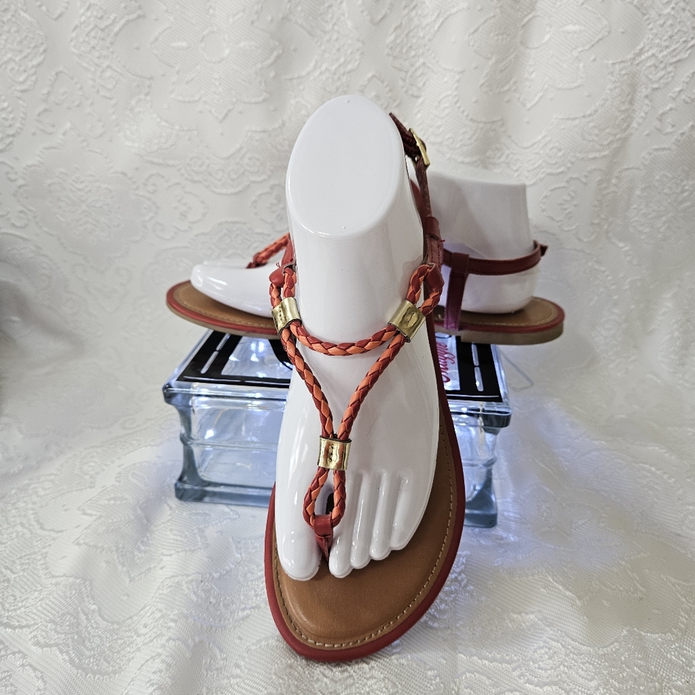 Montego Bay Club Flat Sandals Size 8